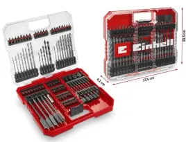 einhell-zestaw-wiertel-i-bitow-95-szt-xl-case-box-set-impa-49108798
