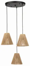 lampa-wiszaca-plafon-czarna-impregnowany-papier-phu04