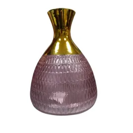 elegancki-wazon-szklany-glamour-jasnorozowy-19cm-do-salonu-na-prezent