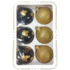 bombki-choinkowe-zloto-czarne-szklane-8-szt