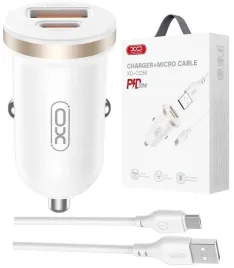 szybka-ladowarka-samochodowa-30w-cc56-usb-usb-c-kabel-micro-usb-1m
