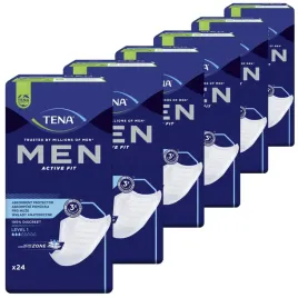 zestaw-6x24szt-tena-men-active-fit-level-1-wkladki-dla-mezczyzn-chlonne