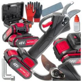 sekator-akumulatorowy-nozyce-ogrodowe-elektryczne-do-galezi-2x-aku-rekawice