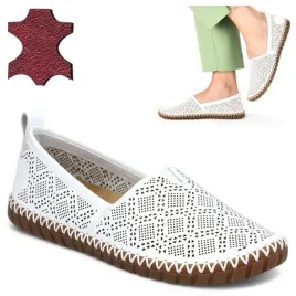 baleriny-damskie-rieker-biale-buty-skorzane-oddychajace-wygodne-lekkie-40