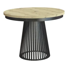 stol-rozkladany-okragly-metalowe-lamele-lamelio-100-176x100x77cm-artisan