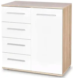 komoda-z-szufladami-szafka-jednodrzwiowa-biala-polysk-dab-sonoma-lima-km-2