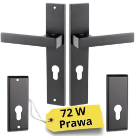 klamka-do-drzwi-zewnetrznych-czarna-mat-72w-prawa-z-szyldem-gornym-komplet