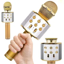 mikrofon-dla-dzieci-karaoke-bezprzewodowy-bluetooth-z-glosnikiem-zloty