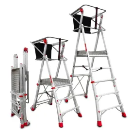 faraone-podest-roboczy-drabina-regulowana-z-koszem