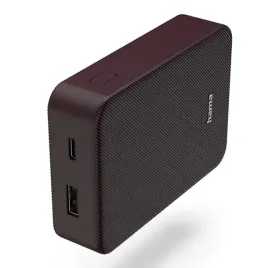 powerbank-10000-mah-hama-color-usb-c-usb-a-power-bank-bordowy