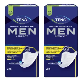 zestaw-2x20-tena-men-active-level-2-meskie-wkladki-urologiczne-niewidoczne
