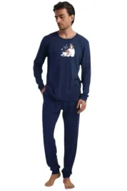 pizama-meska-bawelniana-vienetta-swiateczna-rozm-2xl
