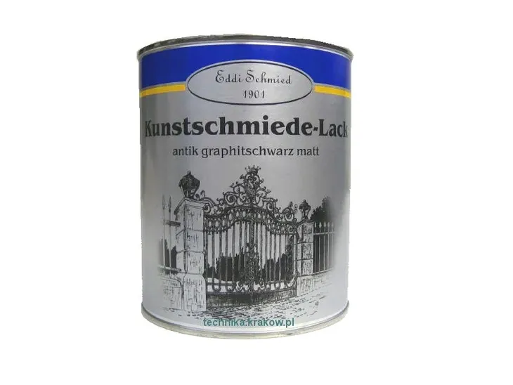 Farba grafitowa NIEMIECKA Antic graphit schwarz matt EDDI SCHMIED 5L