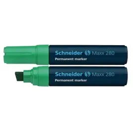 marker-permanentny-zielony-sciety-schneider-4-12mm
