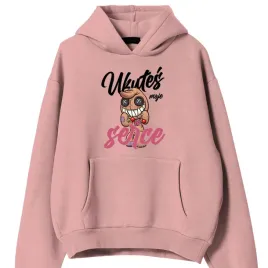 bluza-damska-rozowa-z-kapturem-na-prezent-walentynki-ukules-moje-serce-s