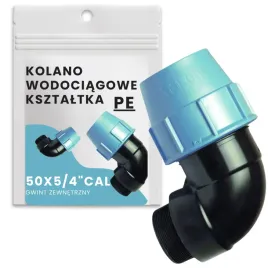 kolano-do-rur-wody-ksztaltka-zlaczka-pe-50-x-5-4-cal-gz-skrecane-mocna