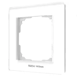 ramka-szklana-biala-pojedyncza-sinum-fg-01-tech