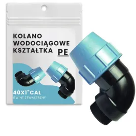 kolano-do-rur-wody-ksztaltka-zlaczka-pe-40-x-1-cal-gz-skrecane-mocna