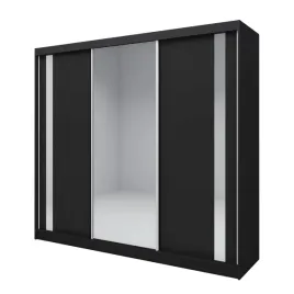 szafa-przesuwna-grazia-240-cm-z-lustrem-szafa-trzydrzwiowa-czarna