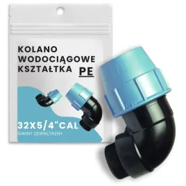 kolano-do-rur-wody-ksztaltka-zlaczka-pe-32-x-5-4-cal-gz-skrecane-mocna