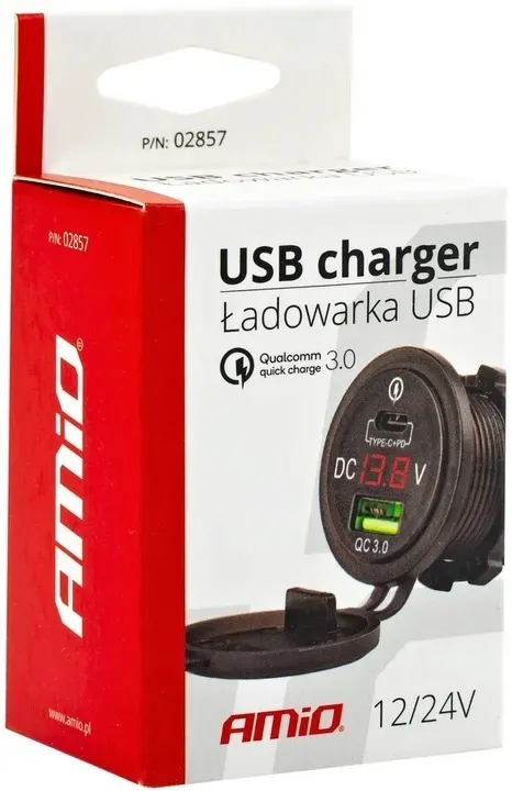 gniazdo-samochodowe-ladowarka-usb-c-usb-woltomierz