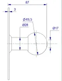 uniwersalny-uchwyt-scienny-do-platform-rowerowych-wysokosc-produktu-0-cm