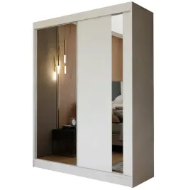 szafa-przesuwna-grazia-150-cm-z-lustrem-szafa-dwudrzwiowa-biala