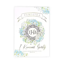 pamiatka-pierwszej-komunii-swietej-grawer-niebieskie-kwiaty-komunia-ihs