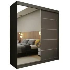 szafa-przesuwna-mirella-200-cm-z-lustrem-szafa-dwudrzwiowa-szara