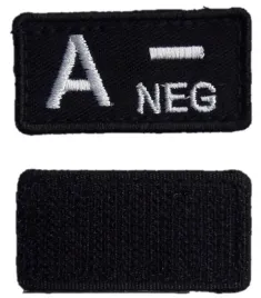 plakietka-rzep-naszywka-grupa-krwi-a-negative-czarna
