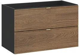 szafka-pod-umywalke-80-cm-wiszaca-czarna-dab-casella-2-szuflady-mdf