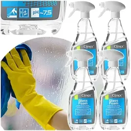clinex-pianka-do-mycia-szyb-glass-foam-650ml-nie-zostawia-smug-4-szt