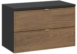 czarna-szafka-pod-umywalke-blat-80-cm-wiszaca-dab-casella-frezowana-mdf