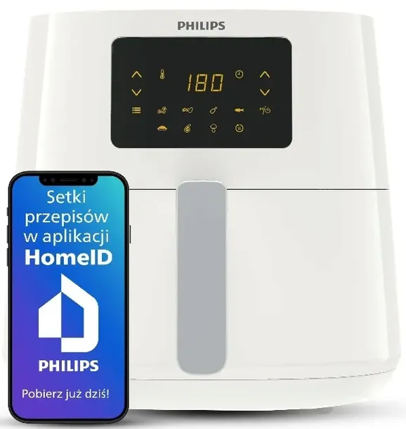 FRYTKOWNICA BEZTŁUSZCZOWA PHILIPS OVI XL DUŻA 6,2L AIR FRYER 2000W AIRFRYER