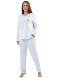 pizama-damska-bawelniana-vienetta-r-4xl-plus-size