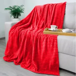 walentynki-koc-wytlaczany-paski-czerowny-200x220-cm-na-lozko-narzuta-duza