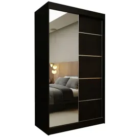 szafa-przesuwna-mirella-120-cm-z-lustrem-szafa-dwudrzwiowa-czarna