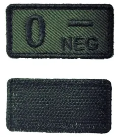 plakietka-rzep-naszywka-grupa-krwi-0-negative-olive-zielona