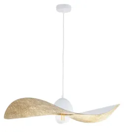 lampa-wiszaca-dekoracyjna-w-ksztalcie-kapelusza-biala-zlota-76-cm-sigma