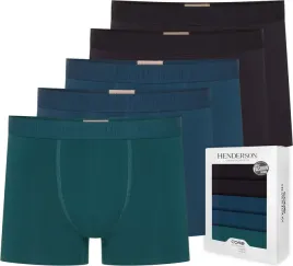 bokserki-meskie-henderson-solid-42705-szorty-dluga-nogawka-5-pak-xl