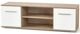 szafka-pod-telewizor-stolik-do-salonu-biala-polysk-dab-sonoma-lima-rtv-1
