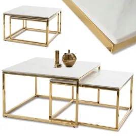 stolik-kawowy-kwadratowy-zestaw-2w1-lawa-glamour-bialy-marmur-zloty-tenor