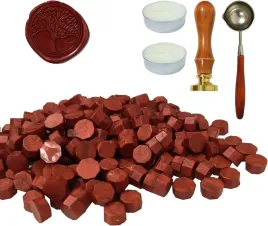 zestaw-pieczeci-woskowych-pieczatki-stempel-zlote-lyzka-podgrzewacze-200-sz