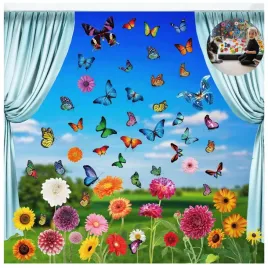 naklejki-na-okno-szybe-wiosenne-dekoracje-ozdoby-wiosna-bez-kleju-kwiatki