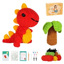 zestaw-szydelkowanie-diy-szydelkowania-dinozaur-palma-prezent-dziecka