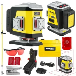 nivel-system-laser-krzyzowy-3d-czerwony-cl3r-walizka-akcesoria-tyczka-lp-36