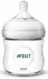 philips-avent-butelka-natural-szklana-120-ml-ze-smoczkiem-0m