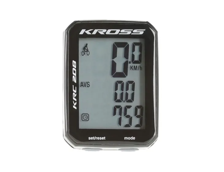 Licznik rowerowy przewodowy Kross 8 opcji KRC 208