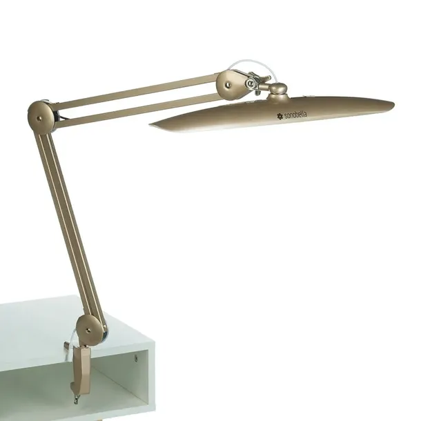 Lampa biurkowa warsztatowa kosmetyczna do manicure LED 24W BSL-01 ZŁOTA