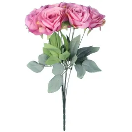 bukiet-9-eleganckich-roz-48-cm-kolor-pudrowy-roz-jak-zywe